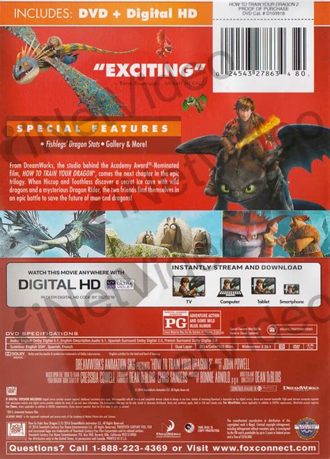 How To Train Your Dragon Dvd Cover