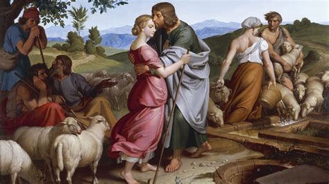 Greatest Love Stories Of All Time Jacob And Rachel Bible Art