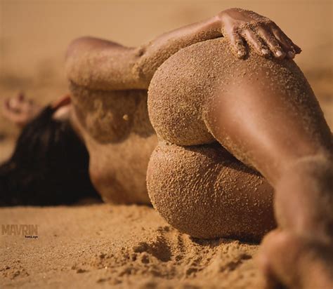 Hot Chicks And Sand Pic Of