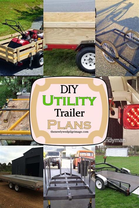 Diy Utility Trailer Plans Artofit