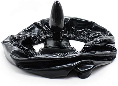OnundOn Slip Da Uomo In Pelle Verniciata Con Dildo Anale Interno Pantaloncini Con Dildo Plug