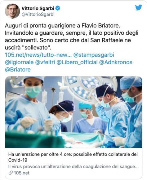 Il Tweet Di Auguri Di Vittorio Sgarbi A Flavio Briatore Dago Fotogallery