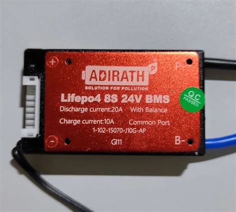 Adirath Battery Management System Lifepo4 8S 24V 20A BMS At Rs 1110 In