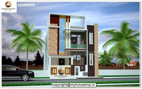 Duplex House Plan With Elevation House Design Ideas