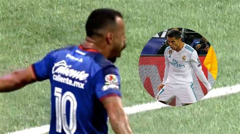 Cruz Azul Moisés Vieira mete GOLAZO y festeja a lo Cristiano Ronaldo