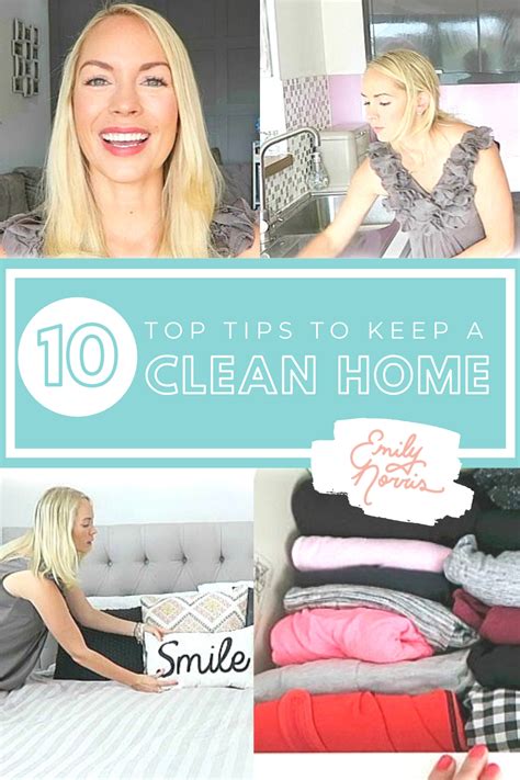 Tips To Keep A Clean Home Cleaning Clean House Things