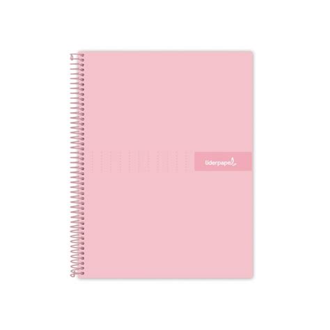 Cuaderno Espiral Liderpapel A Crafty Tapa Forrada H Gr Cuadro Mm