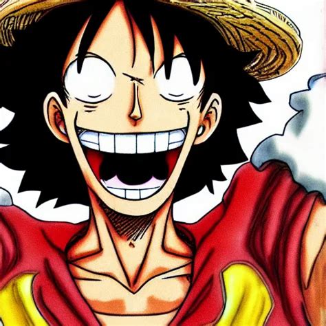 Luffy And The One Piece Anime Artwork Stable Diffusion