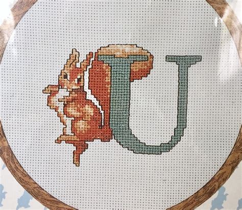 Needle Treasures Beatrix Potter Cross Stitch Alphabet Letter Etsy