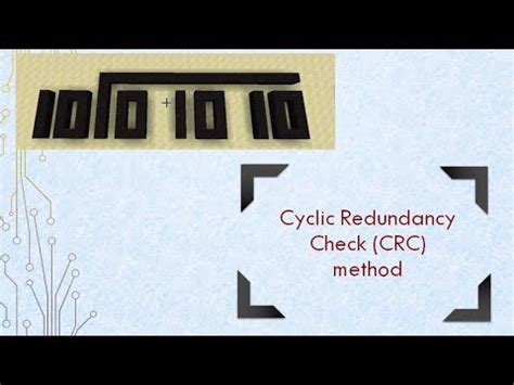 Cyclic Redundancy Check Crc Method Numericals Youtube