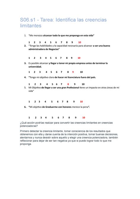 Ivu Actividad Kiarajuarez S Tarea Identifica Las Creencias