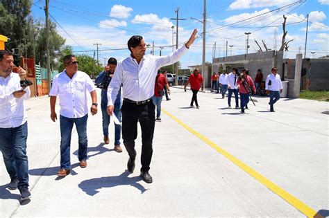 Inauguró Alcalde Carlos Peña Ortiz nueva pavimentación hidráulica