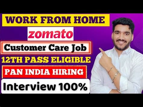 Zomato Work From Home Job 2024 Online Job At Home Remote Jobs