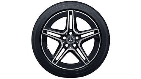 AMG 5-twin-spoke wheel (7,5 J x 18 ET 44, black, high-sheen) | AMG ...