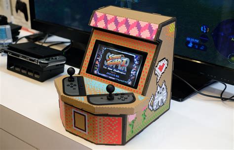 Heres A 20 Arcade Cabinet Made Of Cardboard And A Switch