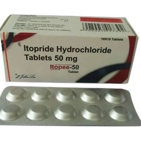 Itopride Hydrochloride Tablets, Packaging Type: Aluminium-Aluminium, 10x10 Tablet at Rs 90/box ...