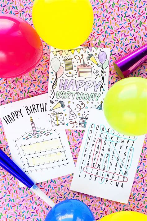 Free Printable Birthday Cards for Kids | Free printable birthday cards ...