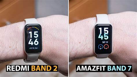 Redmi Smart Band 2 vs Amazfit Band 7 COMPARATIVA en ESPAÑOL Cuál