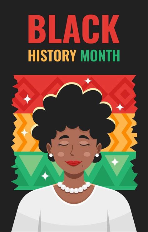 African American Black History Month Poster 4530915 Vector Art At Vecteezy