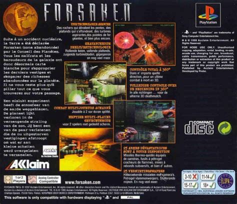 Forsaken Box Shot for PlayStation - GameFAQs