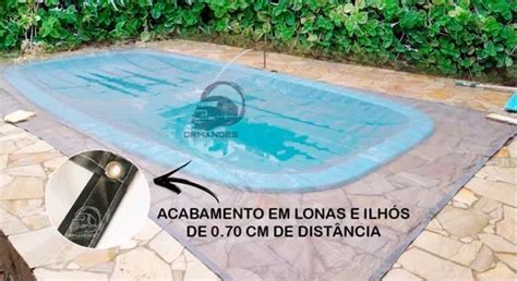 Tela De Proteção Para Piscina Cinza Med 6x3 Parcelamento sem juros