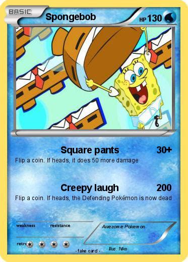 Pokémon Spongebob 2285 2285 - Square pants - My Pokemon Card