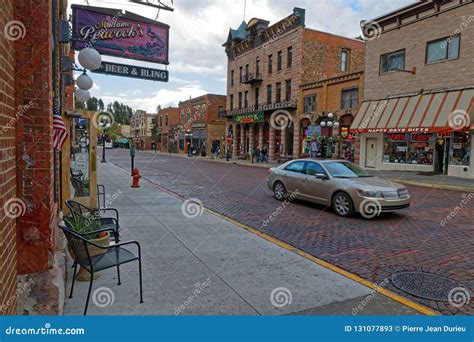 Main Street in Deadwood, South Dakota Editorial Stock Photo - Image of ...