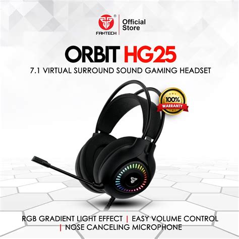 Fantech Hg Orbit Gaming Headset Virtual Surround Sound With Noise