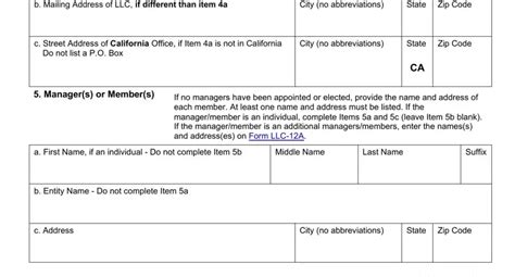 Form Llc Fill Out Printable Pdf Forms Online