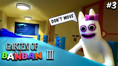 Escaping Giant Monster In Horror School Garten Of Banban 3 Part 3