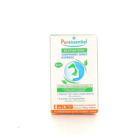 Puressentiel Sinus Express comprimés Confort respiratoire