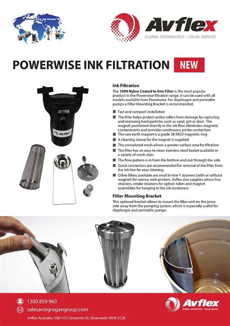 Powerwise Ink Filtration Avflex Pty Limited