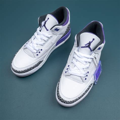 2022 Air Jordan 3 “Dark Iris” White Purple On Sale - WOWSNKRS