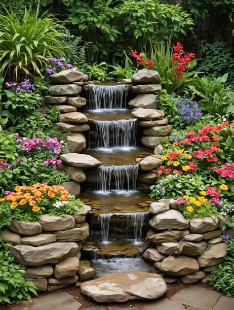 27 Small Garden Waterfalls – The DIY Desire