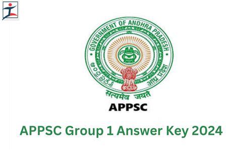 APPSC Group 1 Answer Key 2024 Out Prelims Response Sheet PDF