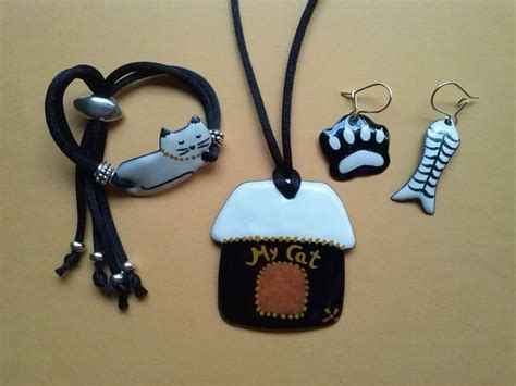 Conjunto Personalizado De Tu Mascota En Esmalte Al Fuego Sobre Cobre