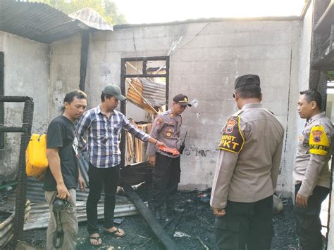 Rumah Warga Desa Brobot Terbakar Diduga Akibat Korsleting Listrik