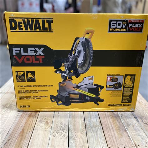 DALLAS LOCATION DEWALT 60V Lithium Ion 12 In Cordless Sliding Miter