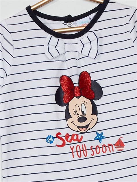 Pyjama Jersey Minnie Bleu Marine Kiabi