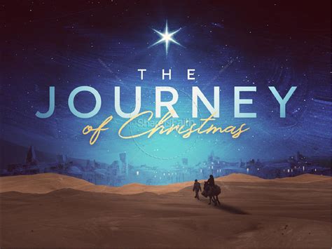 Christmas Journey Sermon PowerPoint | Clover Media