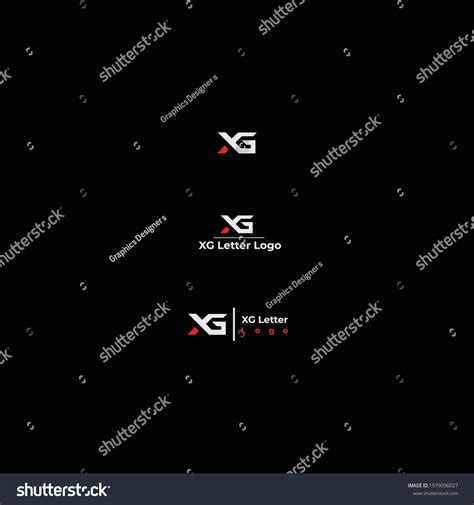 Gx Xg Letter Logo Unique Attractive Stock Vector Royalty Free