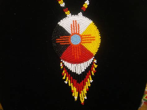 Sun And Medicine Wheel Necklace Native American Pow Wows Medicine Wheel Native American