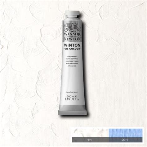 Winsor Newton Winton Oil Colours Titanium White 200ML TUBE