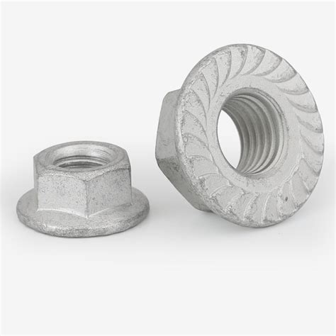 China Hdg Hot Dip Galvanized Din Hex Flange Nut With Bolt