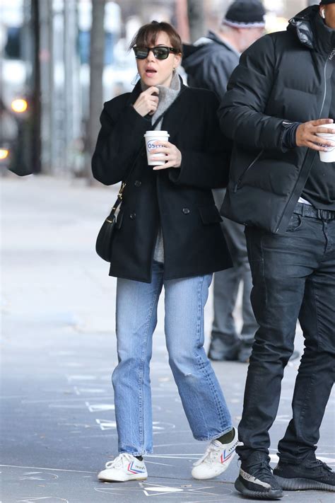 Aubrey Plaza Arrives For Her Matinee Performance Of Danny And The Deep