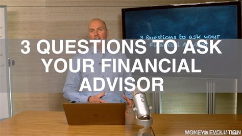 3 Questions To Ask Your Financial Advisor Youtube