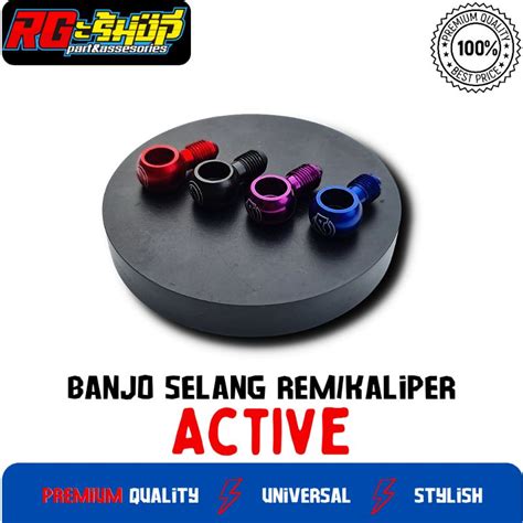 Jual Banjo Active Selang Rem Kaliper Model Lurus Mu Factory Original