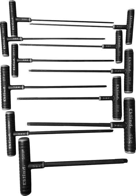 Eklind Power T Key Set 11pc Torx Plus 6ip 50ip 9 Arm