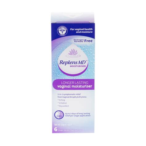 Buy Replens Md Vaginal Moisturiser 6 Applicator Pack Chemist Direct