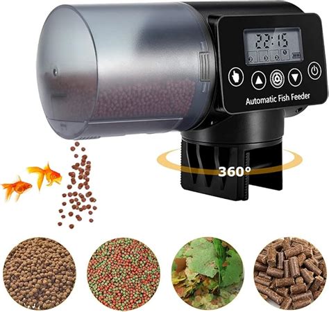 Automatic Fish Feeder Aquarium Electric Auto Fish Feeder Ml Large